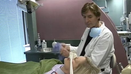 Patient In Dentist Chair