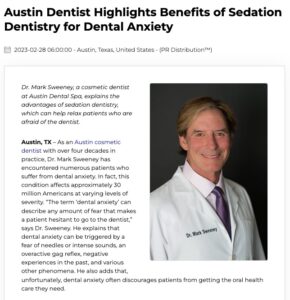 Austin cosmetic dentist describes three sedation dentistry techniques for combating dental phobia.